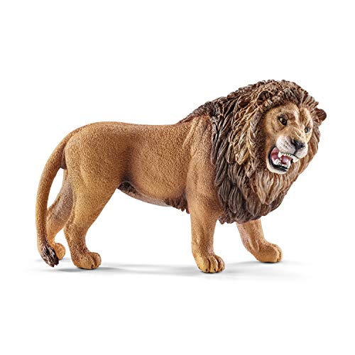 schleich 14726 Löwe, brüllend, für Kinder ab 3+ Jahren, WILD LIFE - Spielfigur