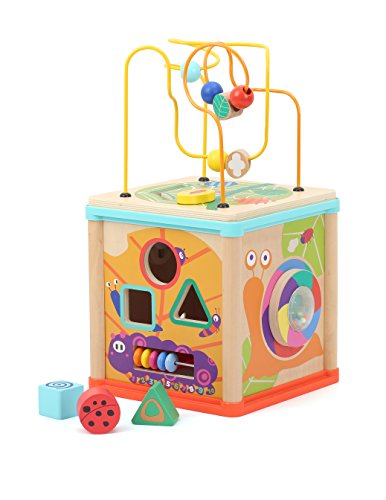 small foot Motorikwürfel Tierwelt aus Holz, Spielspaß und Beschäftigung für Baby und Kleinkind, ab 12 Monate, 10622 Spielzeug