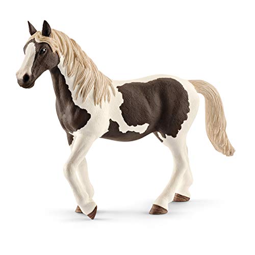 schleich 13830 Pinto Stute, für Kinder ab 3+ Jahren, FARM WORLD - Spielfigur