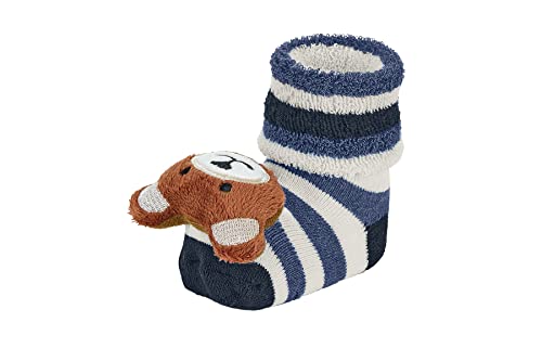 Sterntaler Baby - Jungen Baby ransselöcke bjørn Socken, Marine, 15-16 EU