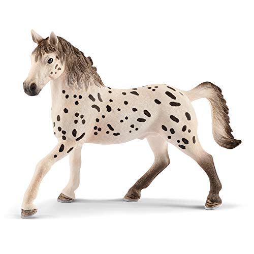 schleich 13889 Knabstrupper Hengst, für Kinder ab 5-12 Jahren, HORSE CLUB - Spielfigur