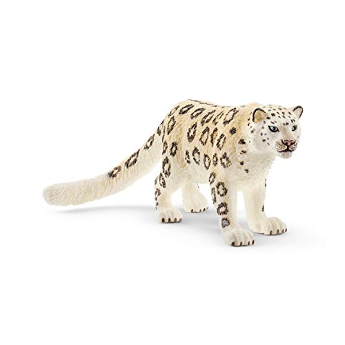 schleich 14838 Schneeleopard, für Kinder ab 3+ Jahren, WILD LIFE - Spielfigur