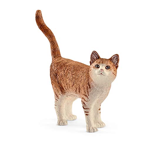 schleich 13836 Katze, für Kinder ab 3+ Jahren, FARM WORLD - Spielfigur